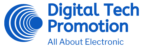 Blue White Bold Electronic Company Logo (1)